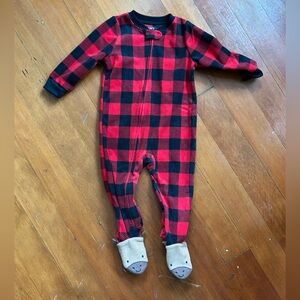 Carters Red and Black Kids One Piece